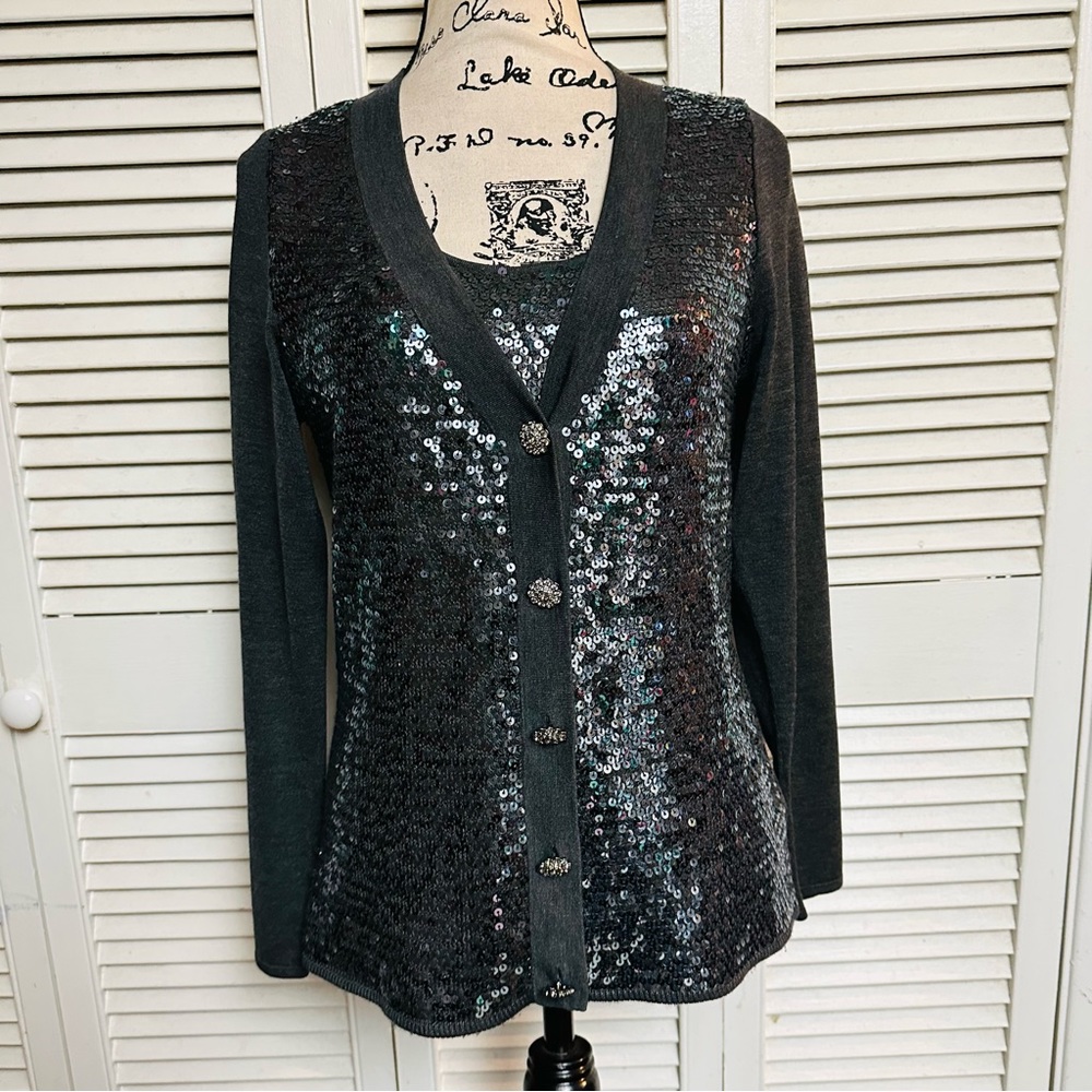 St John Two Piece Sweater Suit